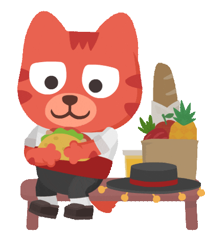 Spanish Bob Sticker by Studycat language learning for kids
