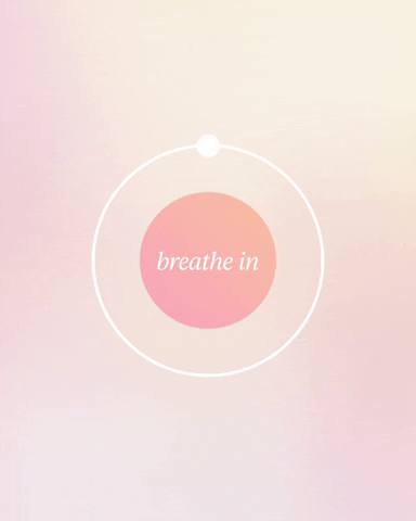 Meditation Breathe GIF by hers