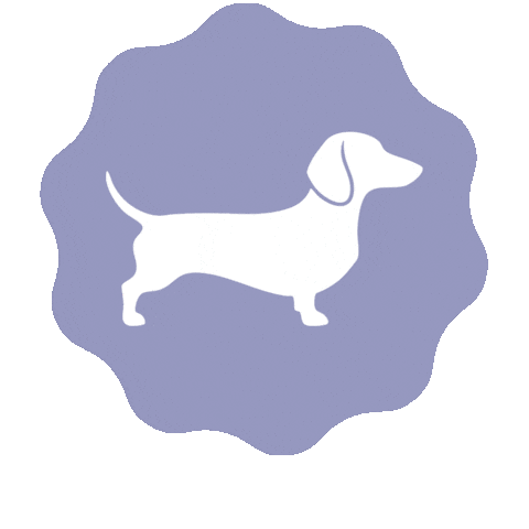 Sausage Dog Dachshund Sticker by WOOF+WEEN