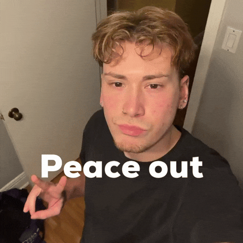 Peace Out GIF by PayFre$ho