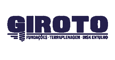 Giroto - Fundações, Terraplenagem e Disk Entulho Sticker