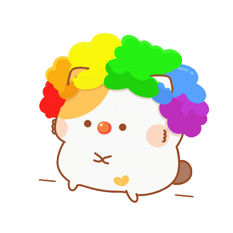 Awkward Clown Sticker