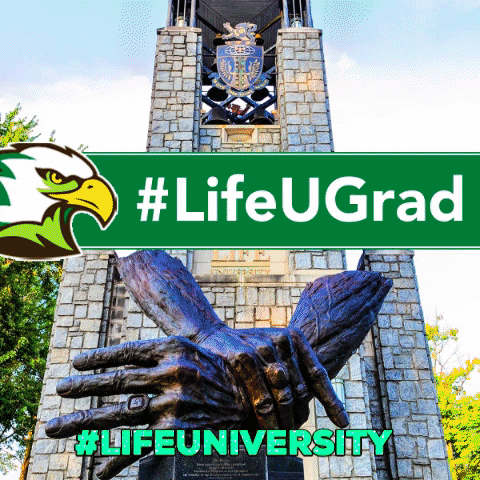 lifeuniversity life graduation graduate life university GIF