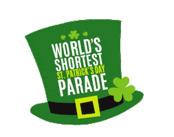 World's Shortest St. Patrick's Day Parade Sticker
