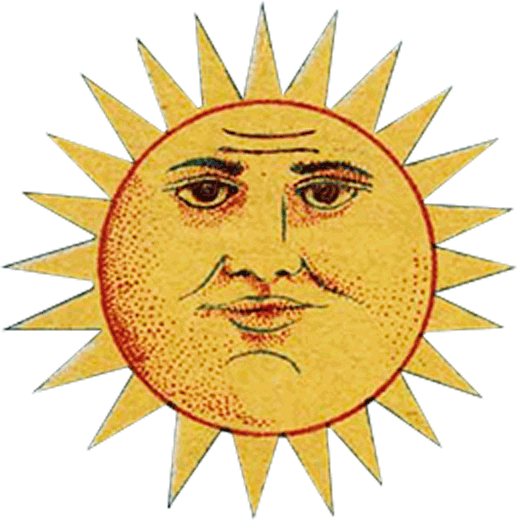 Sun Sticker