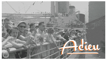 Black And White Goodbye GIF by Hallmark Gold Crown