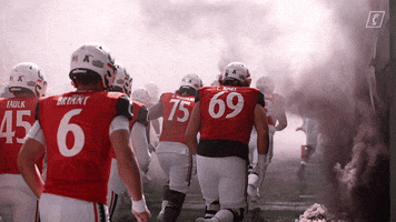 College Football Smoke GIF by Cincinnati Bearcats