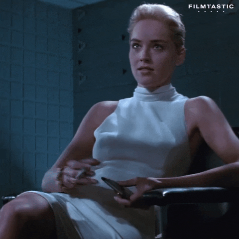Sharon Stone Basic Instinct Gif