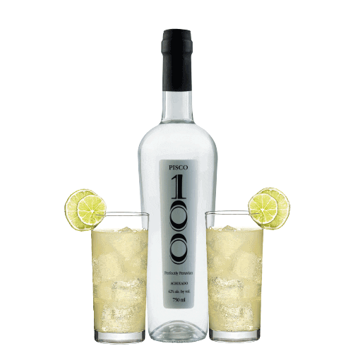 Pisco 100 Sticker