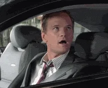 Shocked How I Met Your Mother GIF