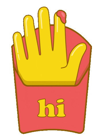 French Hello Sticker