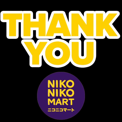 naomi_nikoniko thankyou nikonikomart GIF