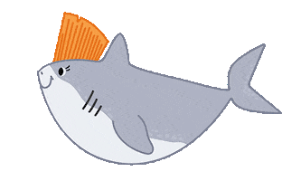 Shark Cbn Sticker by Cowboy Bear Ninja
