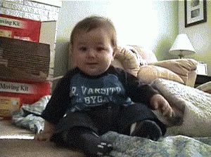 Giphy - Baby Lol GIF by MOODMAN