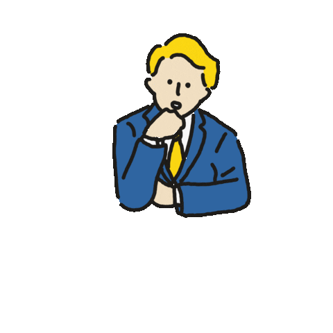 Illustration Man Sticker