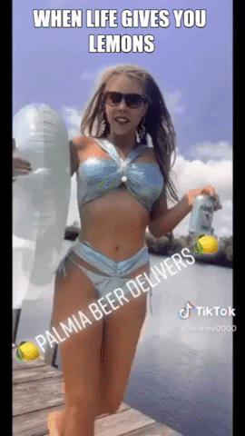 Sexy When Life Gives You Lemons GIF by Palmia Beer