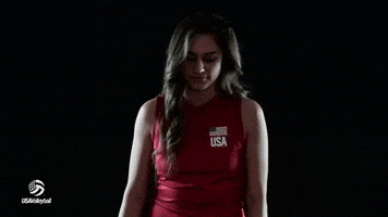 usavolleyball lets go tattoo pointing team usa GIF