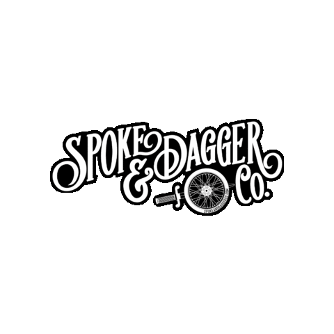 Spoke And Dagger Co. Sticker
