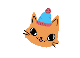Snow Day Cat Sticker by Tobyilikecats