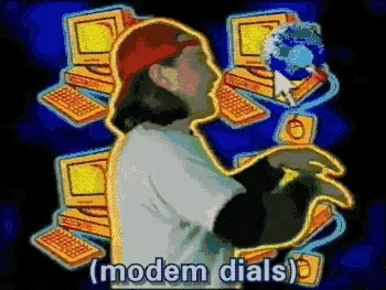 90S Dial Up GIF
