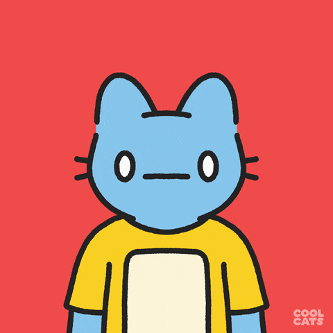 Confused Blue Cat GIF by Cool Cats