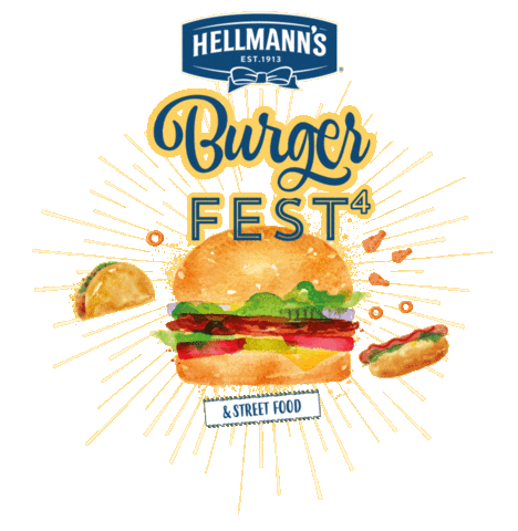Hellmanns Burgerfest Sticker by Hellmann's Burger Fest