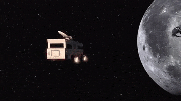 Full Moon Space GIF by Gorillaz