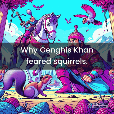 Genghis Khan Squirrels GIF by ExplainingWhy.com