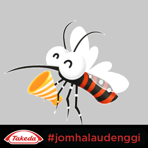 Celebrate Nyamuk GIF by Know Dengue Malaysia