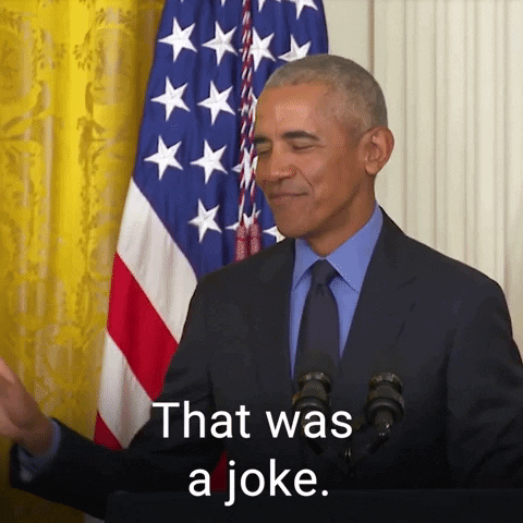 Joking Barack Obama GIF by The Democrats