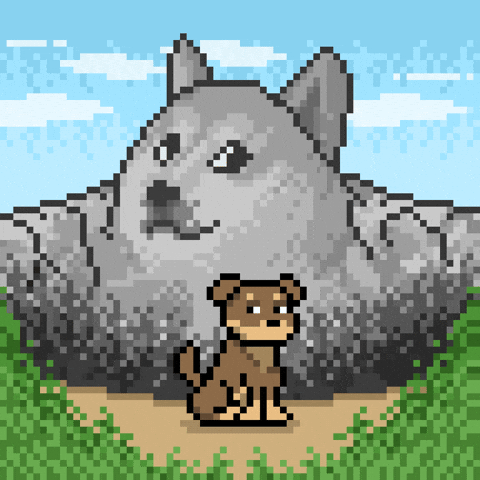 To The Moon Wow GIF by Doginal Dogs