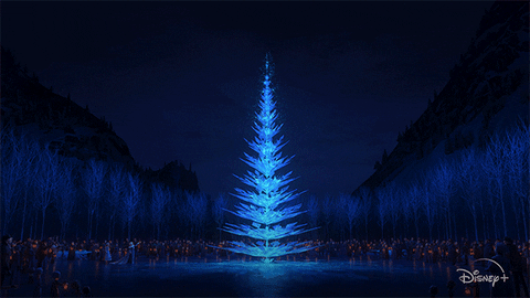 Christmas Tree Disney Plus GIF by Disney+ - Find & Share on GIPHY