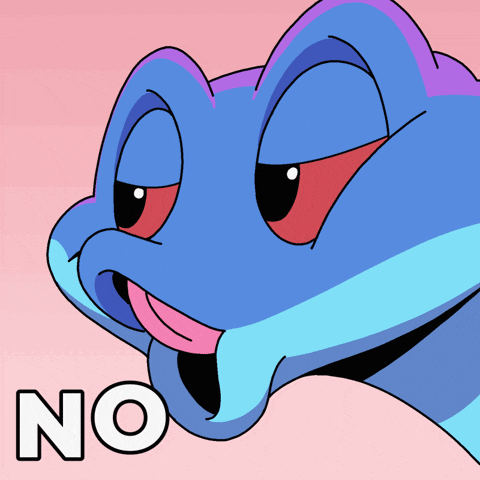 Disagree No Way GIF by Snek