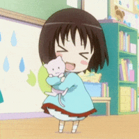 Kawaii Anime Girl Gif - Cute Chibi - CuteCafe - Cute.Art