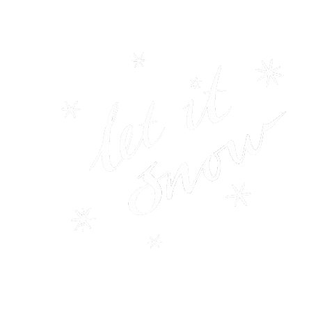 Let It Snow Christmas Sticker