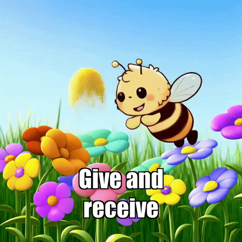 Flower Giving GIF by Beelightened