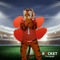 Clemson Tigers College GIF by Rocket Mortgage