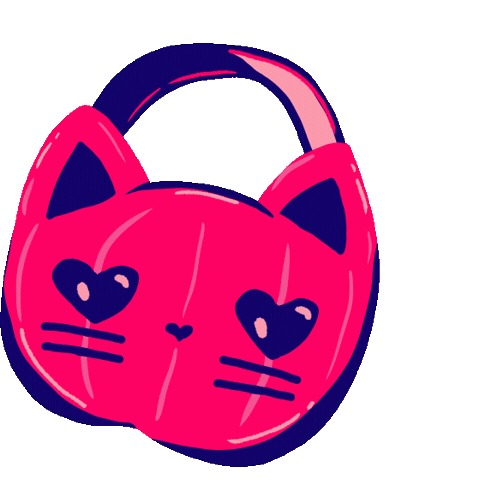 Trick Or Treat Cat Sticker