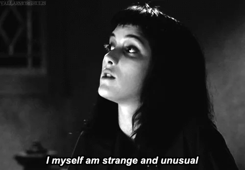 Black And White Goth GIF