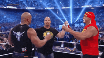 The Rock Cheers GIF