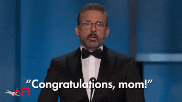 Steve Carell Reaction GIF by American Film Institute