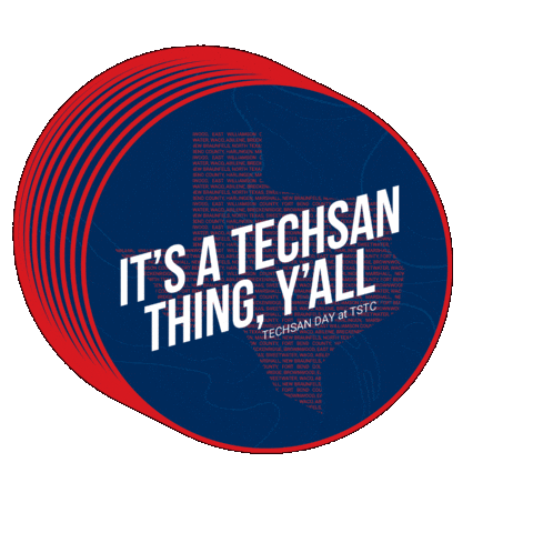 Tstc Techsan Sticker by Texas State Technical College
