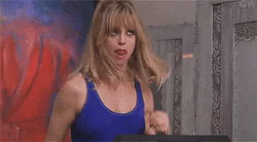 Working Out Goldie Hawn GIF