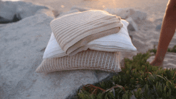 blaanks beach ocean pillows blaanks GIF