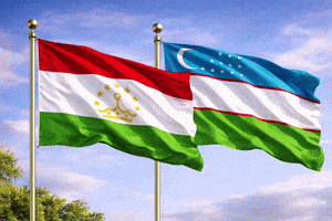 Central Asia Flag GIF