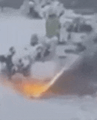 Snow Flamethrower Driveway GIF