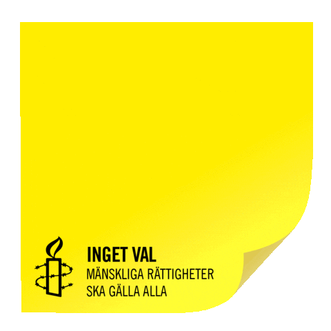 Postit Sticker by Amnesty Sweden