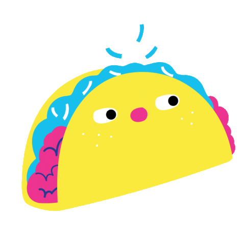 Taco Sticker by Einfach Tasty