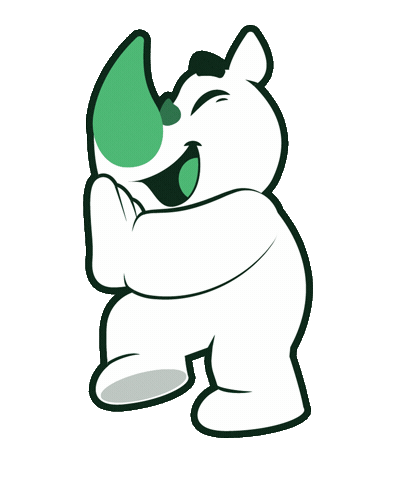 Rhino Contour Sticker
