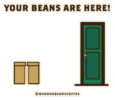 Cbd Coffee Sticker by buddhabeanscoffee